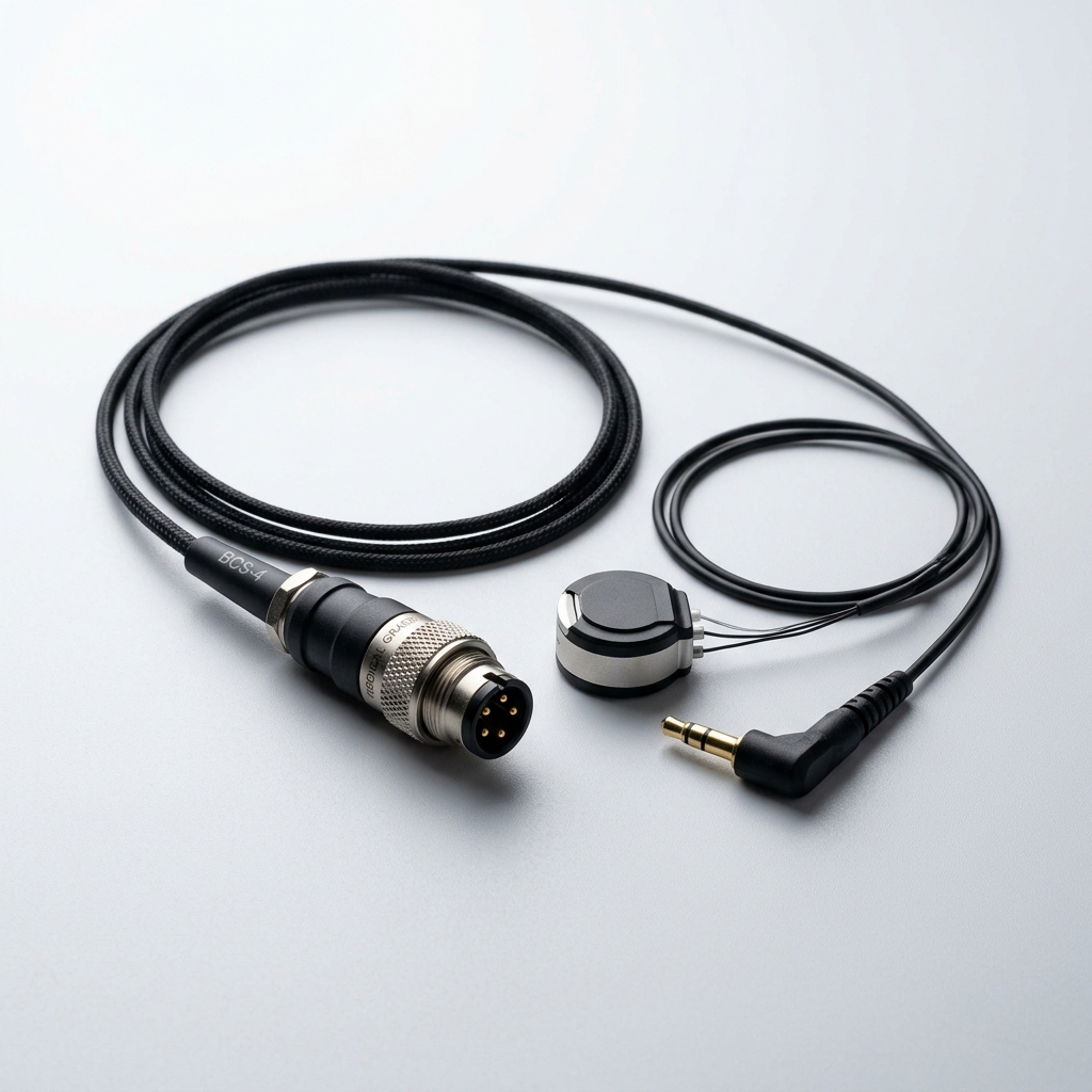 Quantivive bone conductor connectors and cables